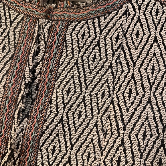 Miss Me Western Boho Fringe Hem Jacket Santa Fe Women's Size Large Diamondback - Picture 2 of 12